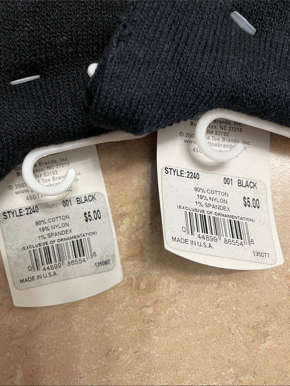 Women’s Black and Charcoal Casual Socks Pack Including Gold Toe - Picture 7 of 12